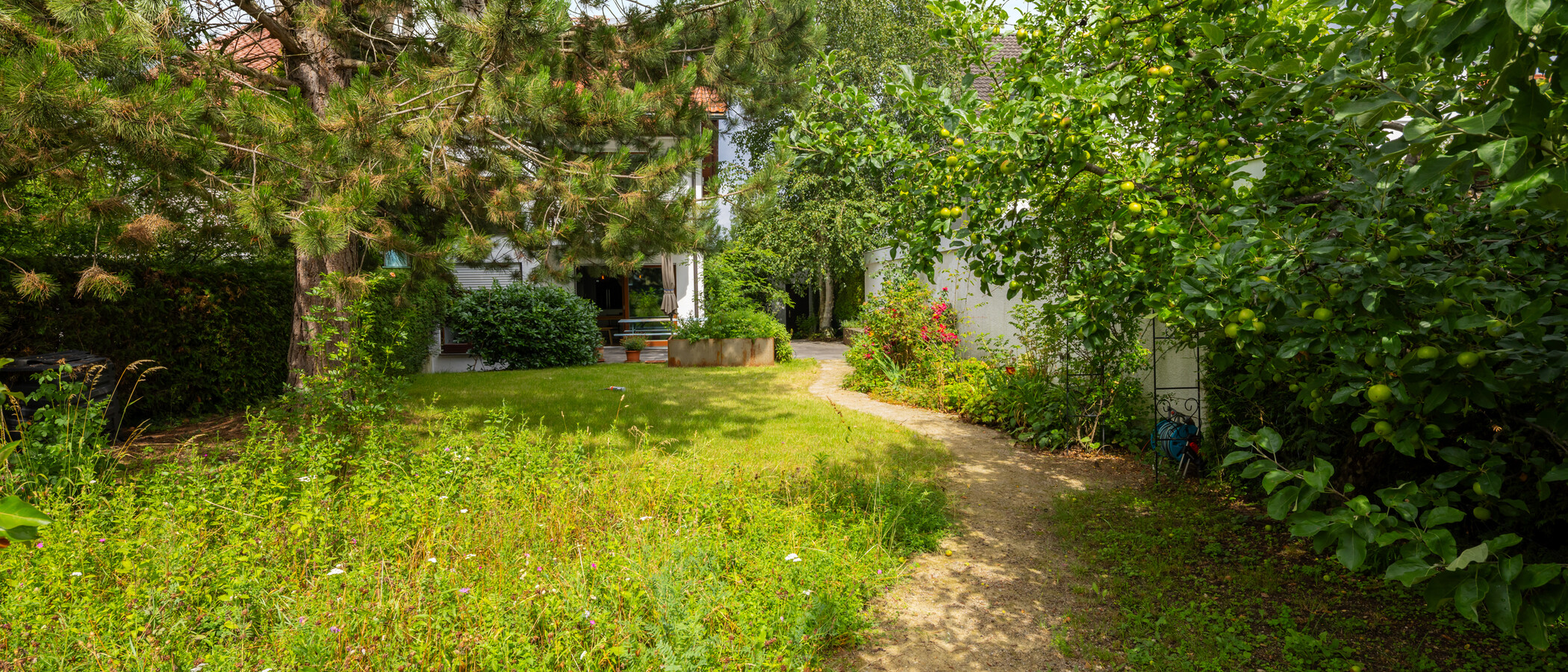 casa a schiera München Harlaching 02 giardino 11748