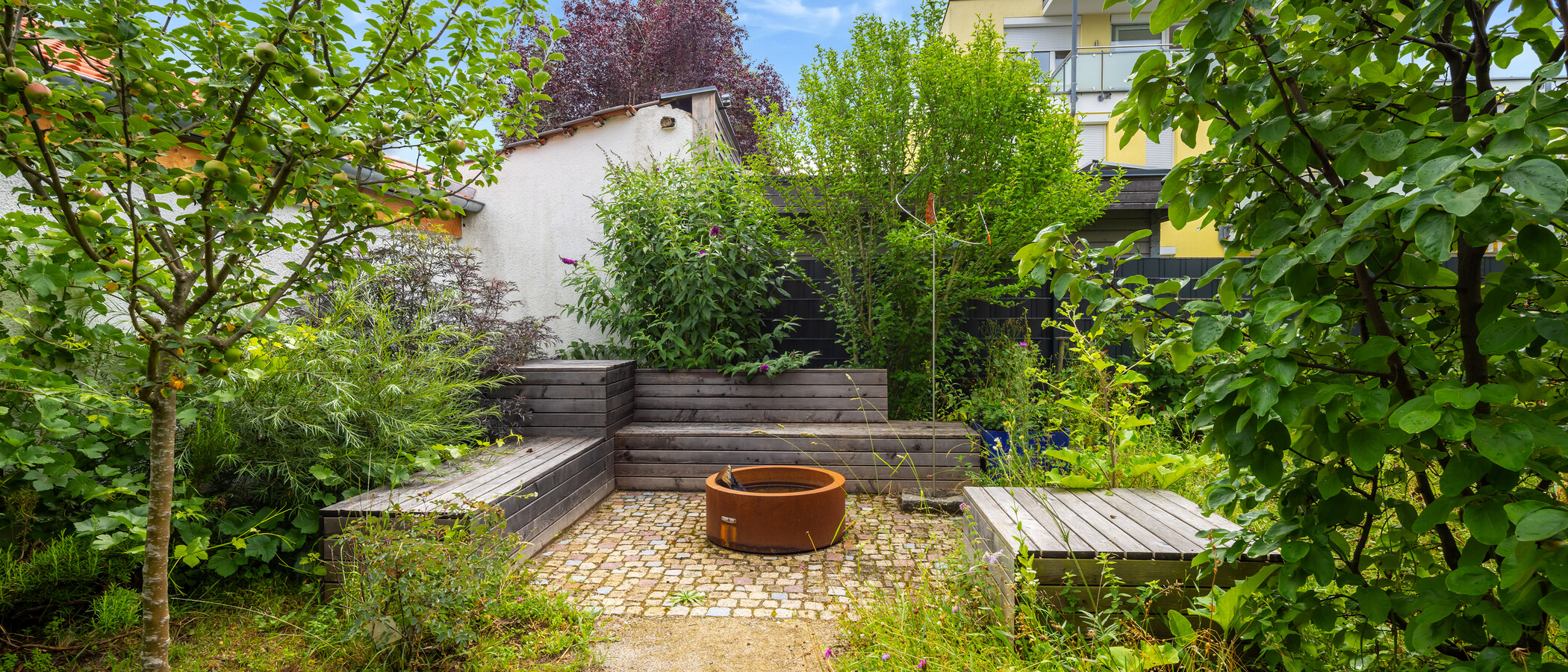 casa a schiera München Harlaching 04 giardino 11748