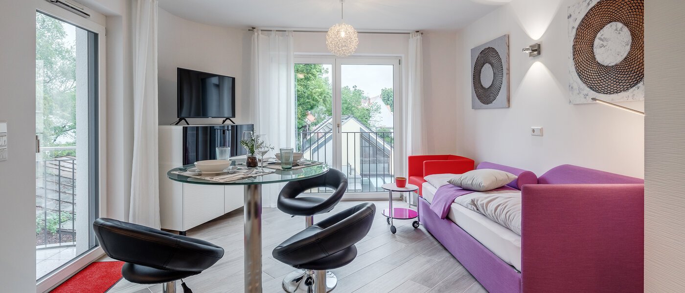 appartamento München Milbertshofen 01 zona living 11770