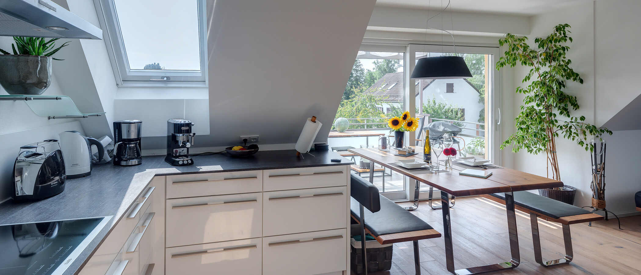 attico München Großhadern 03 cucina 11784