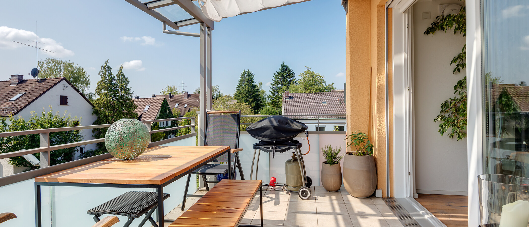 attico München Großhadern 03 terrazza sul tetto 11784