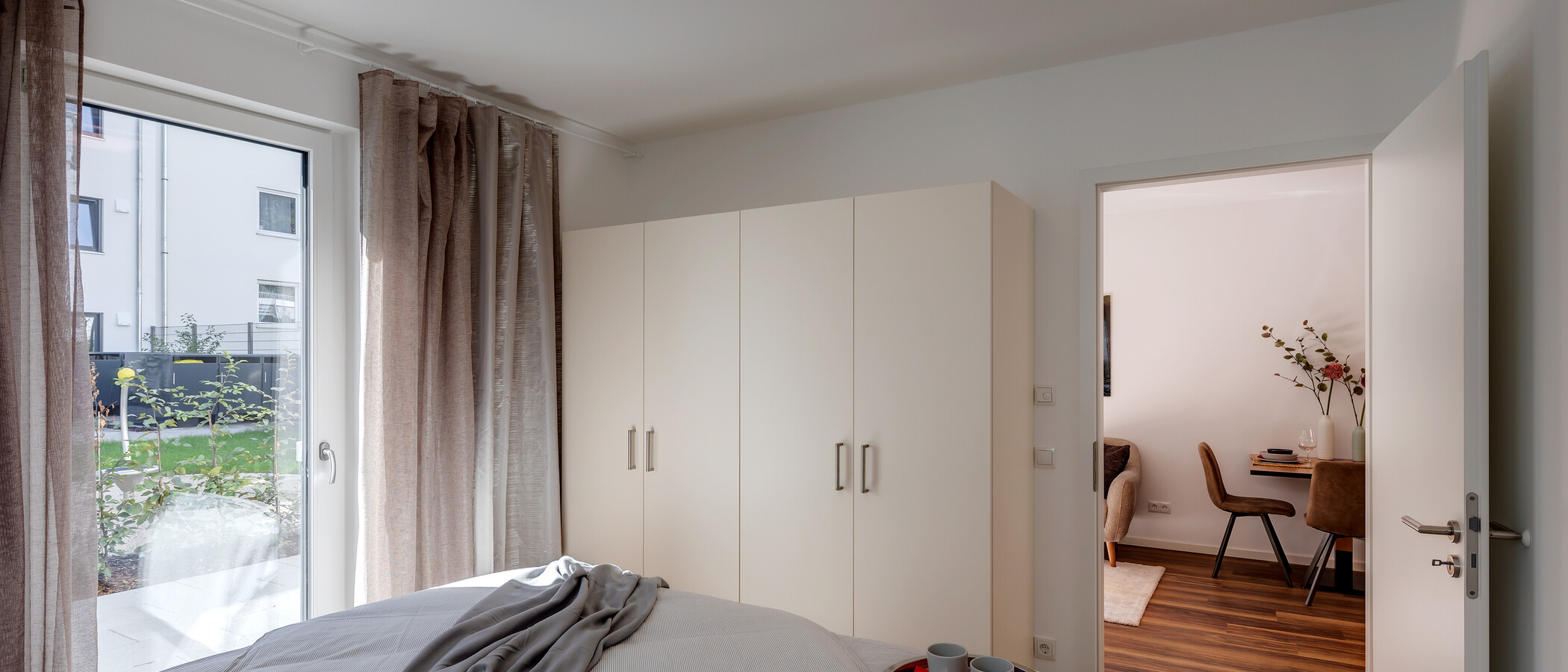appartamento München Milbertshofen 02 camera da letto 11804
