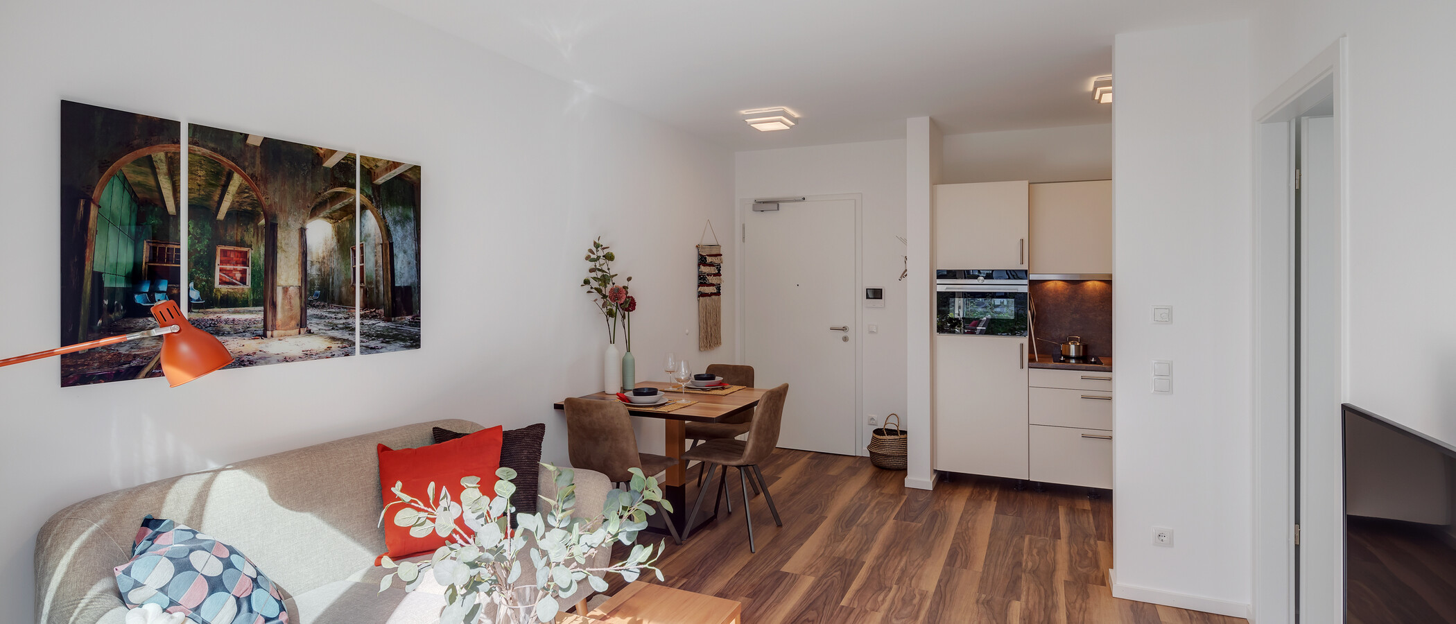 appartamento München Milbertshofen 02 zona living 11804