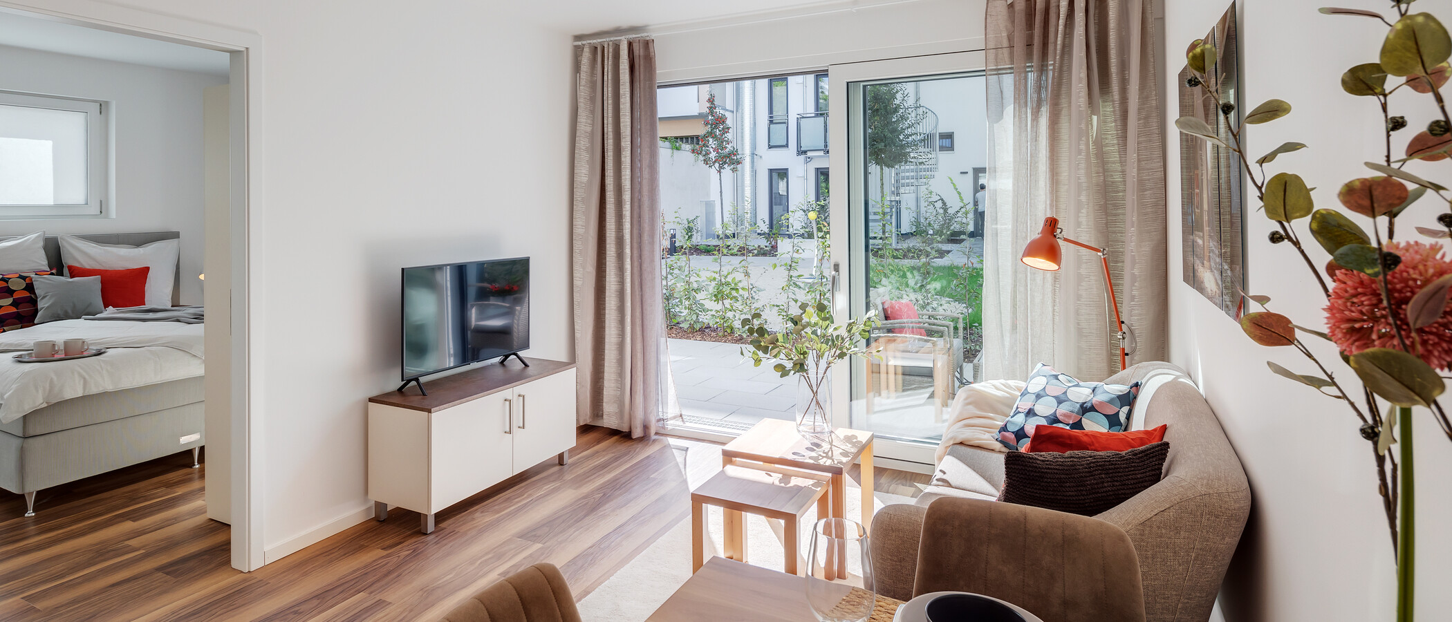 appartamento München Milbertshofen 05 zona living 11804