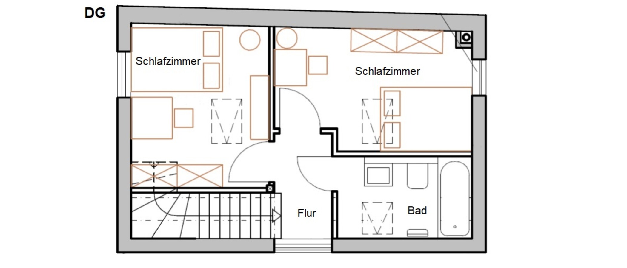 maisonette München Westend 02 planimetria 11814