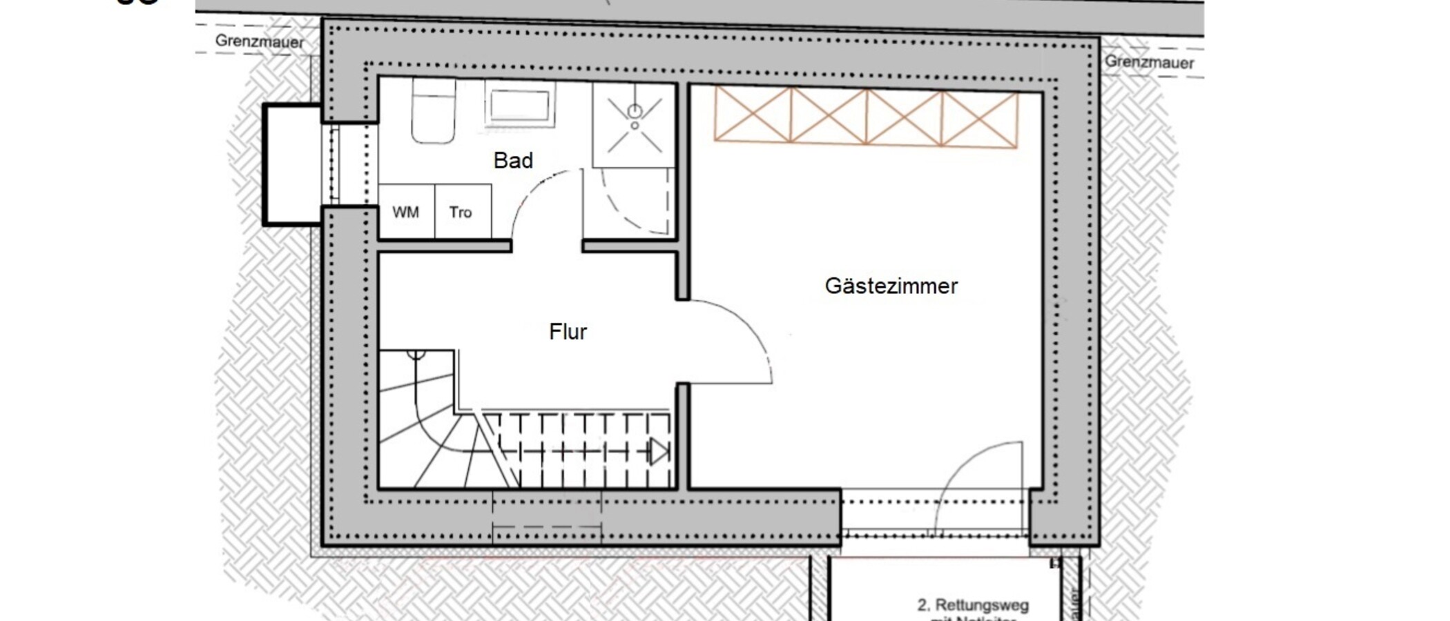 maisonette München Westend 03 planimetria 11814