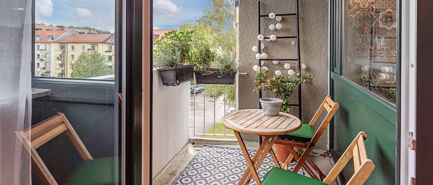 appartamento München Untergiesing 01 balcone 11816