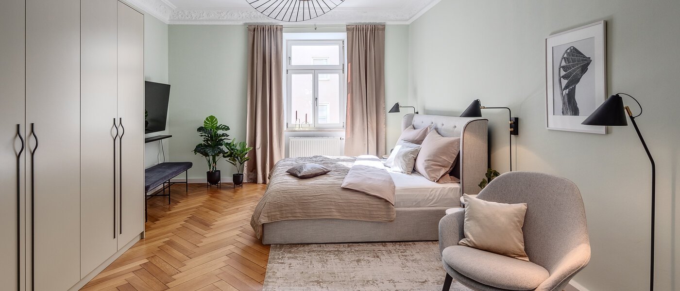 appartamento München Haidhausen 01 camera da letto 11821