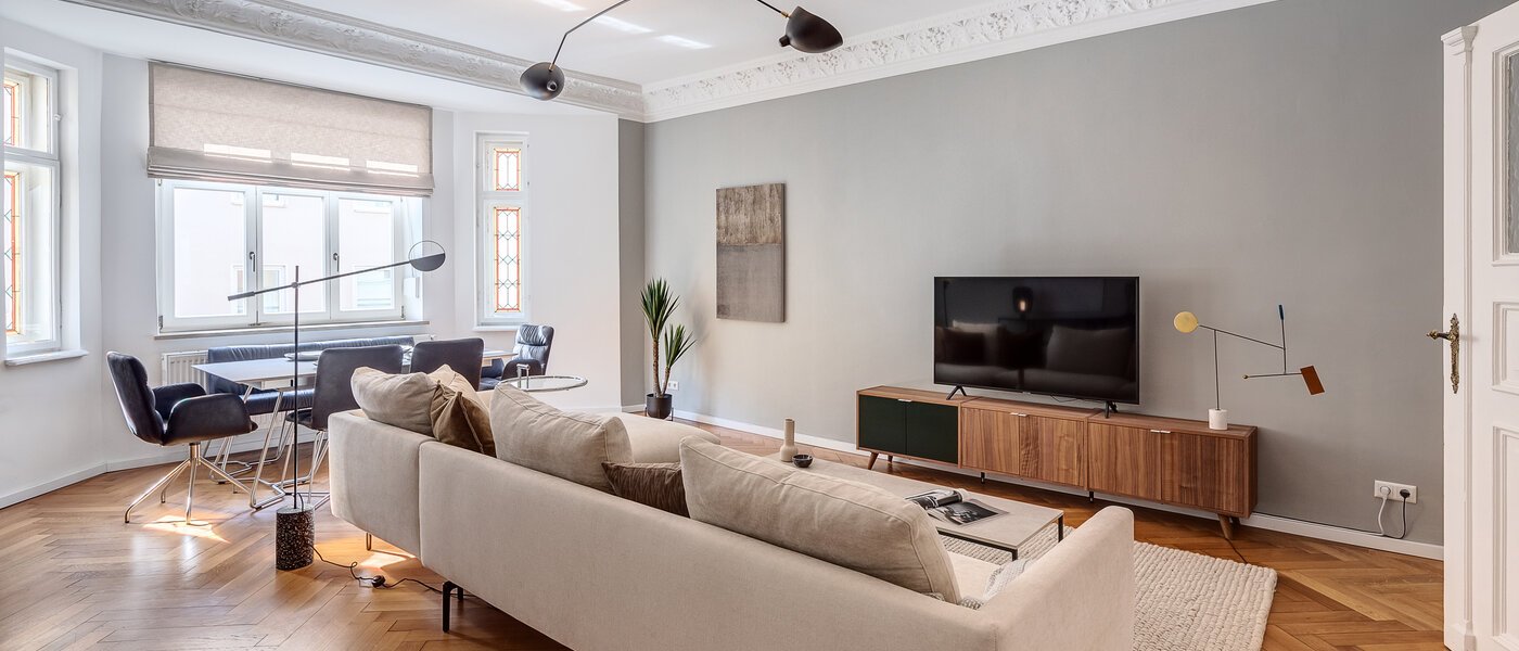 appartamento München Haidhausen 05 zona living 11821