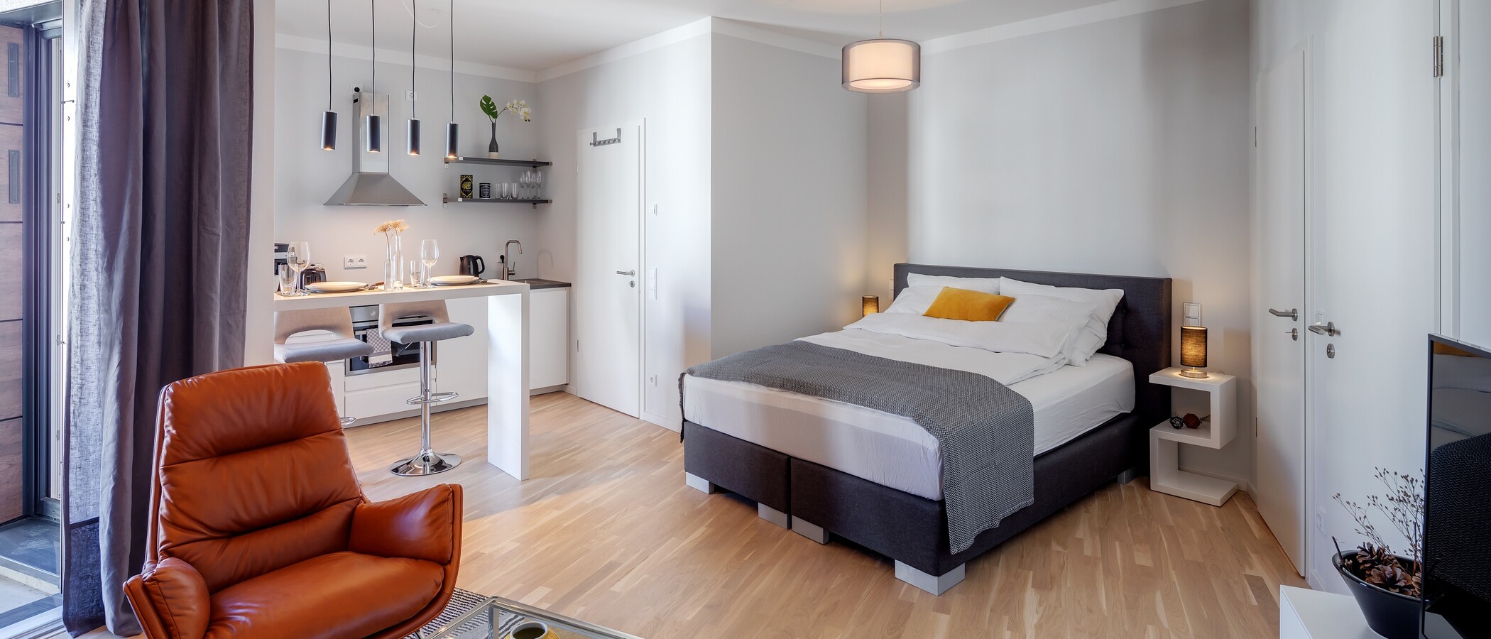 appartamento München Neuhausen 01 zona living 11831