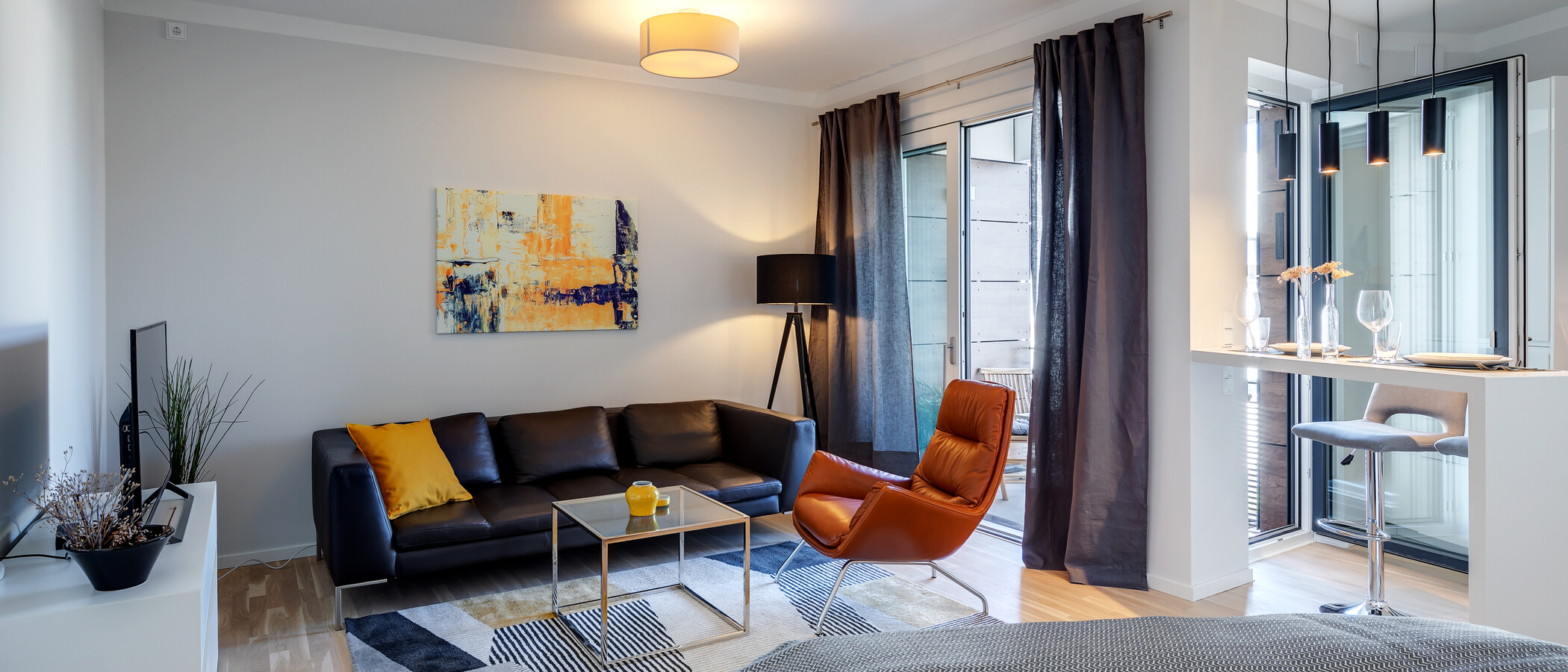 appartamento München Neuhausen 02 zona living 11831