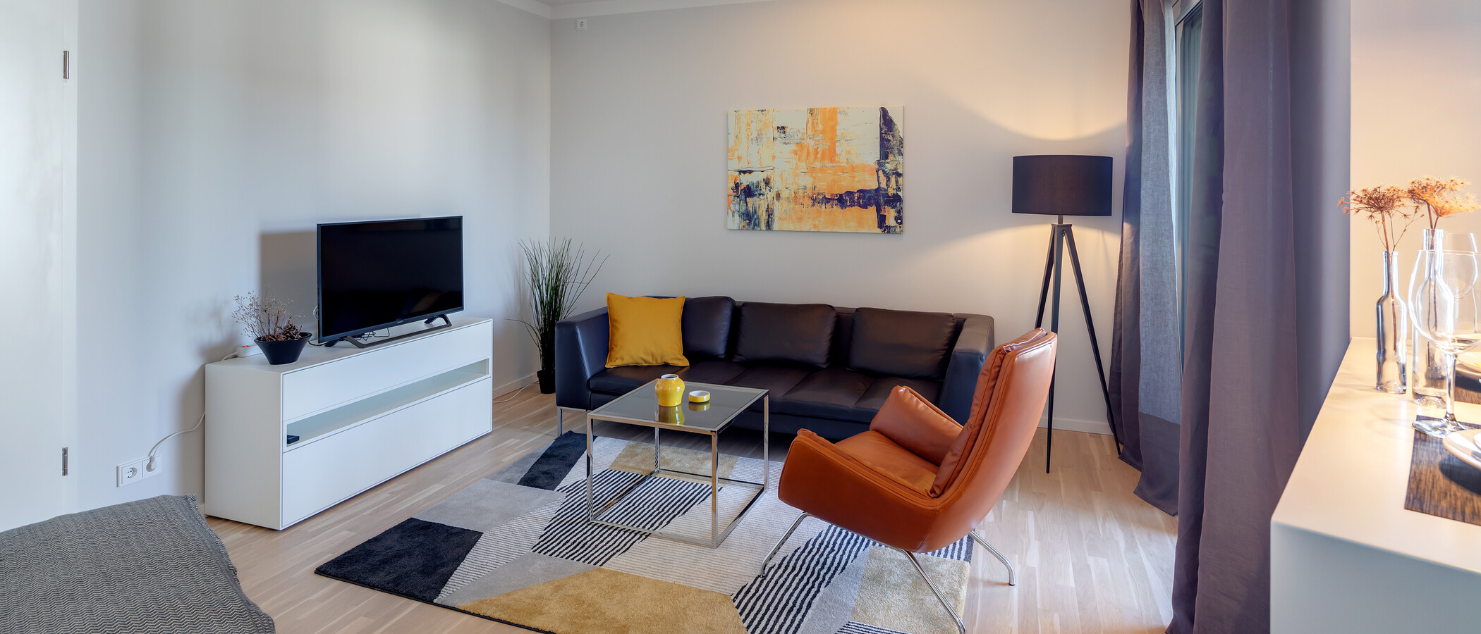 appartamento München Neuhausen 03 zona living 11831