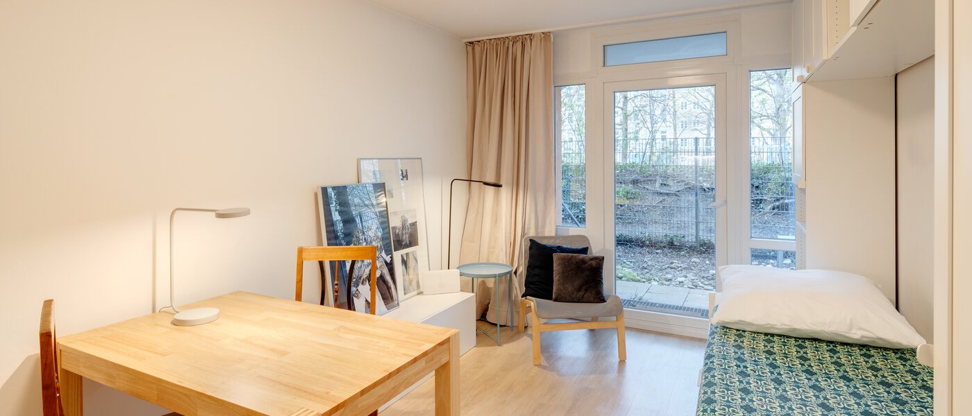 abitazione München Schlachthofviertel 03 zona living 11848