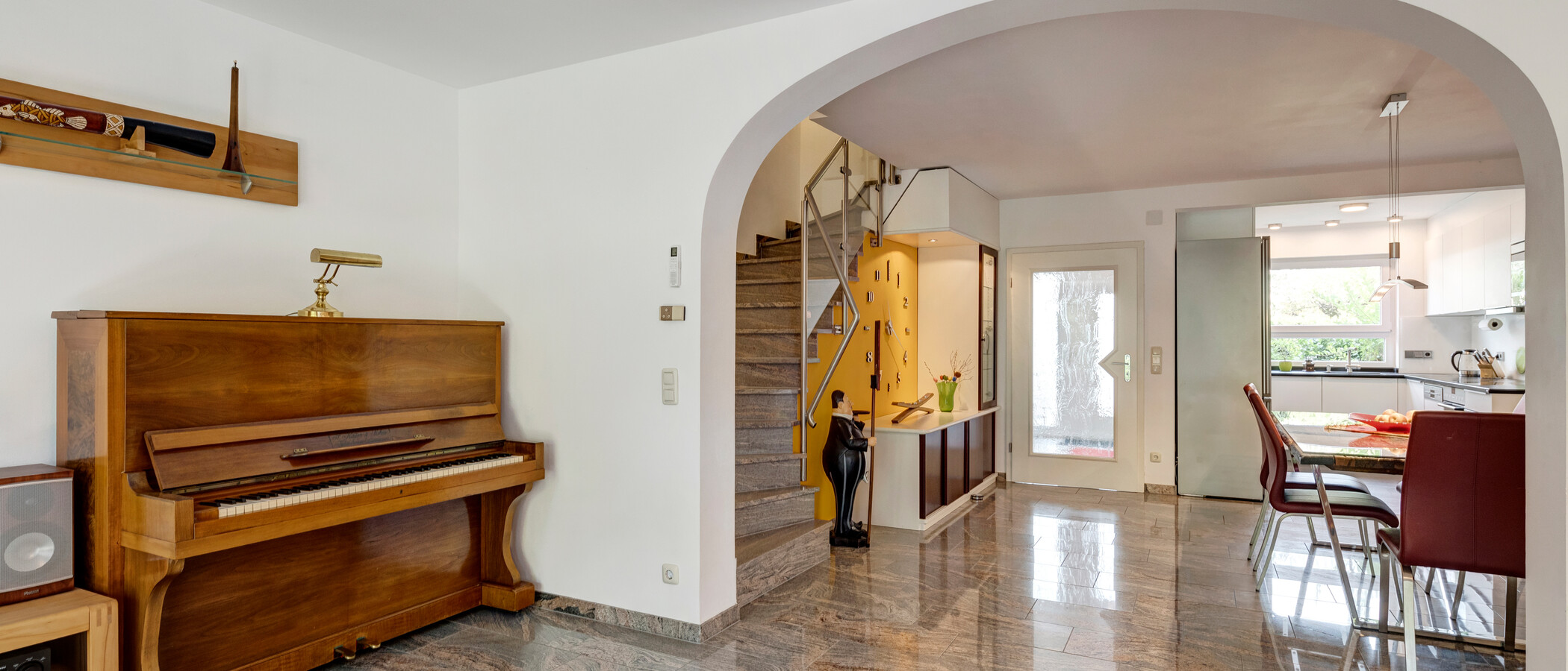 casa a schiera München Moosach 03 zona living 11852