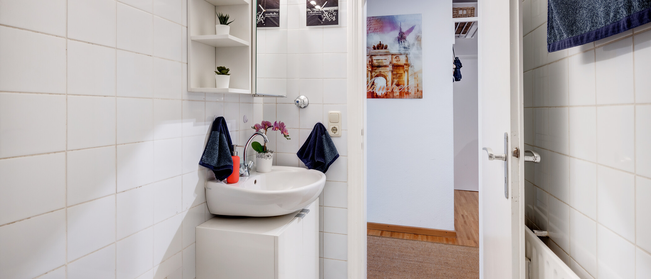 appartamento München Lehel 02 bagno 11889