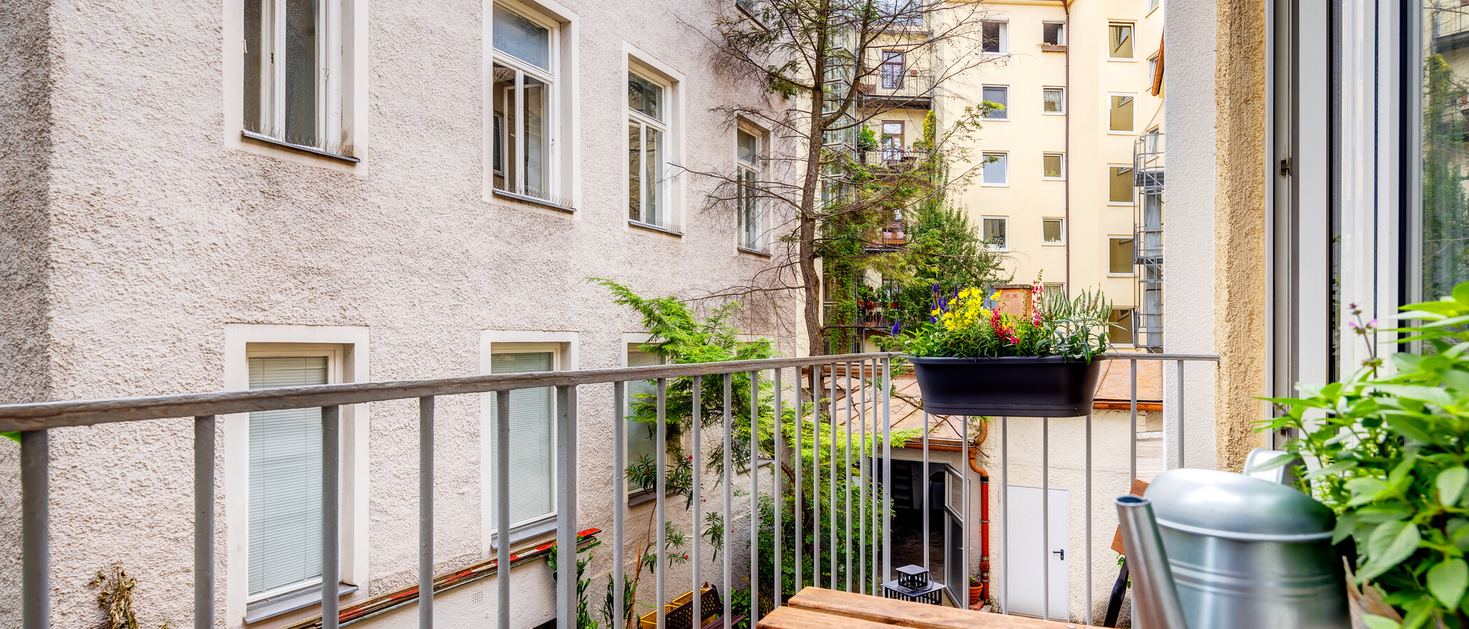 appartamento München Lehel 02 balcone 11889