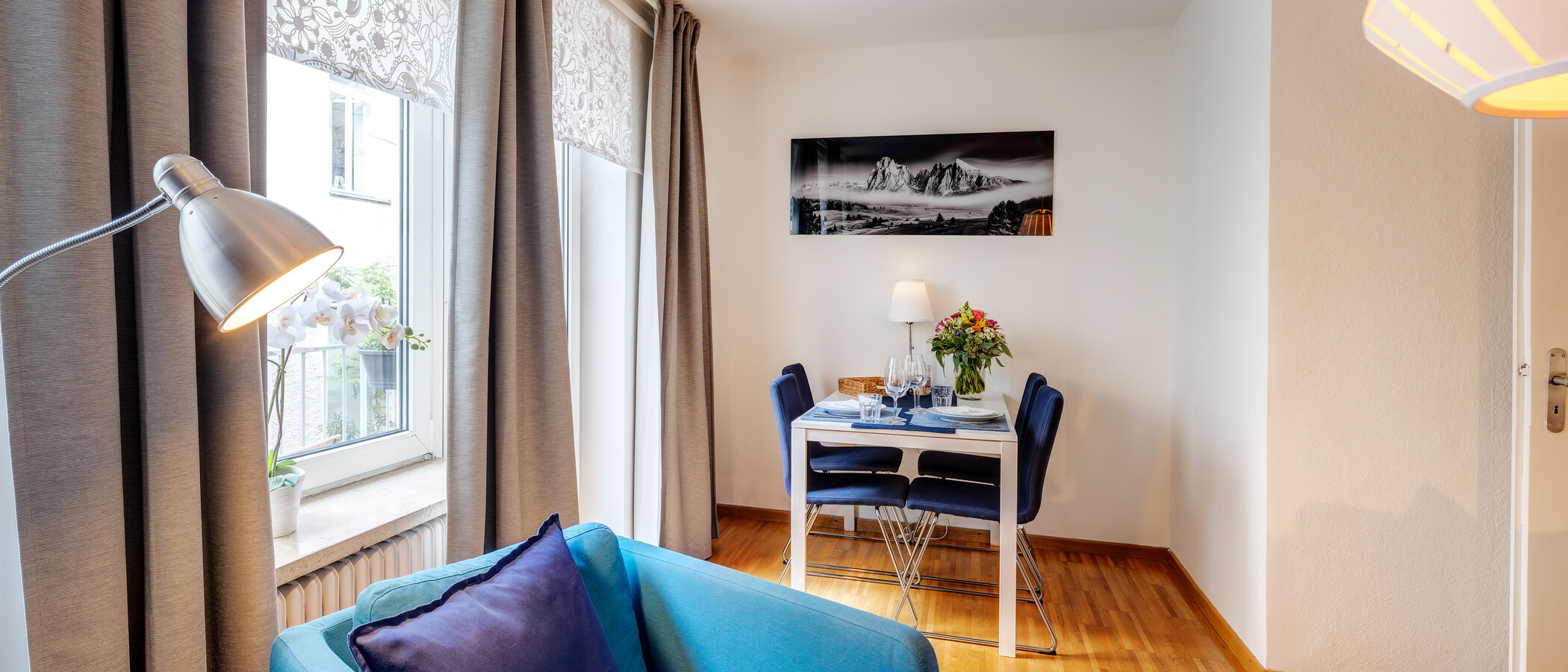 appartamento München Lehel 04 zona living 11889