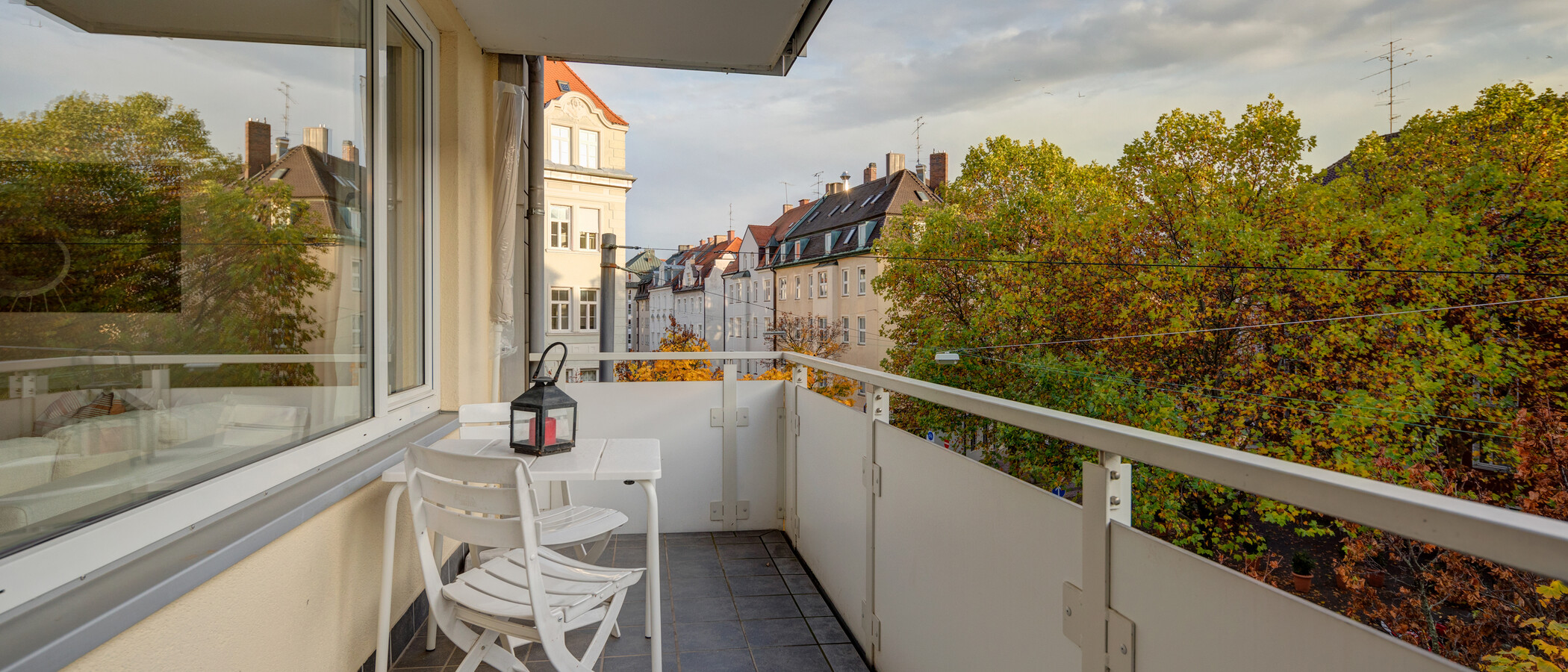 appartamento München Schwabing (links der Leopoldstraße) 01 balcone 11895