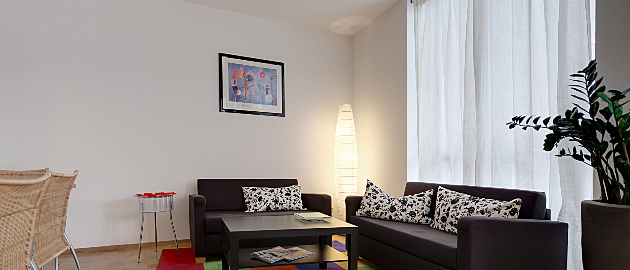 appartamento München Schwabing (links der Leopoldstraße) 02 soggiorno 1191