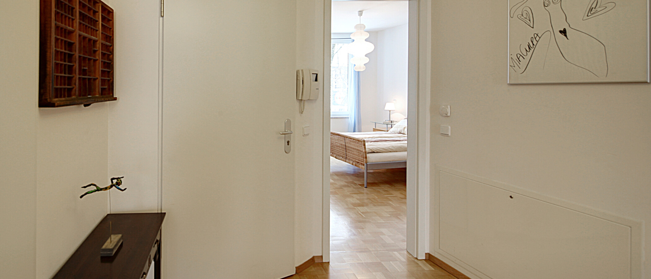 appartamento München Schwabing (links der Leopoldstraße) 02 ingresso/corridioio 1191