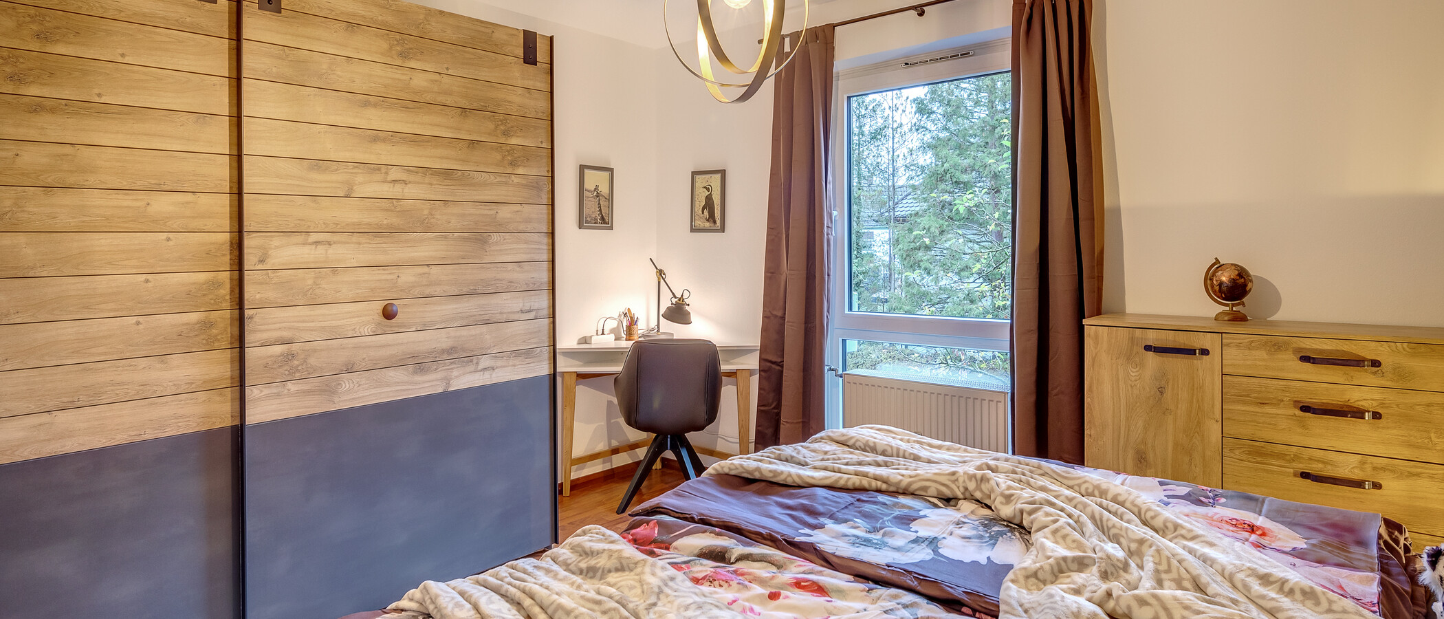 appartamento München Obermenzing 04 camera da letto 11911