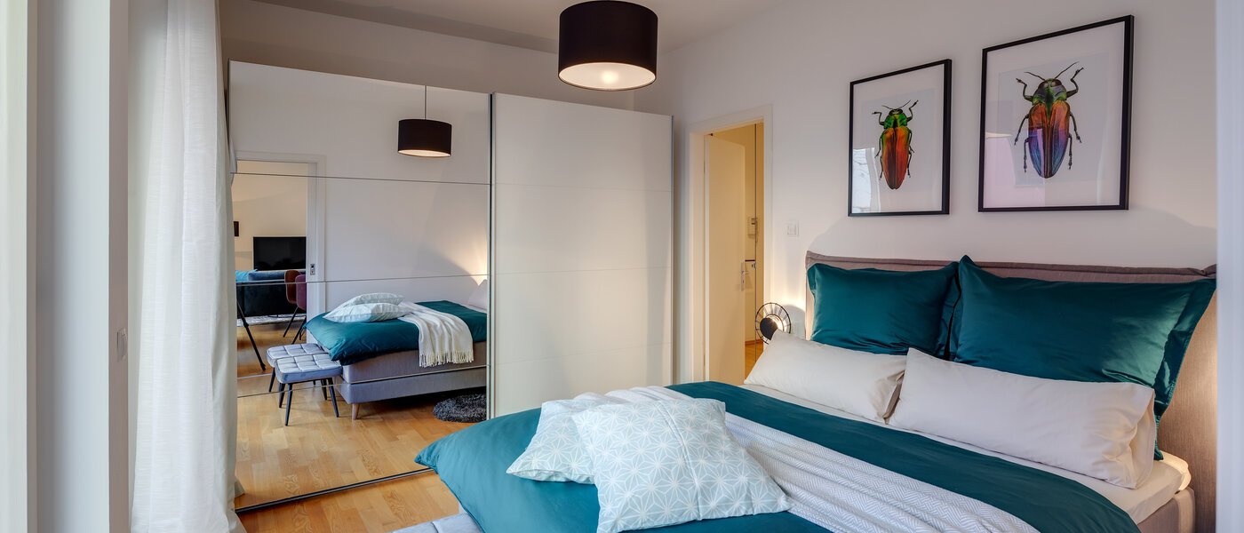 appartamento München Schwabing (rechts der Leopoldstraße) 02 camera da letto 11920