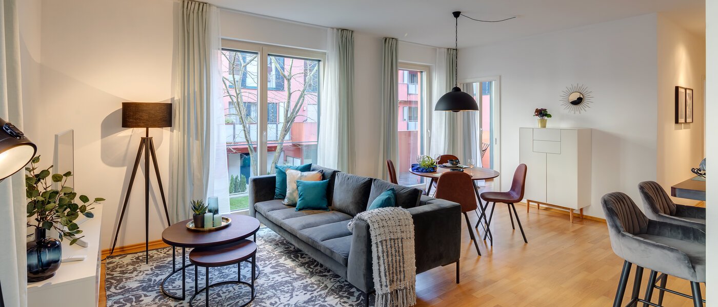 appartamento München Schwabing (rechts der Leopoldstraße) 01 zona living 11920