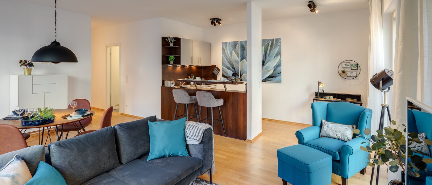 appartamento München Schwabing (rechts der Leopoldstraße) 02 zona living 11920