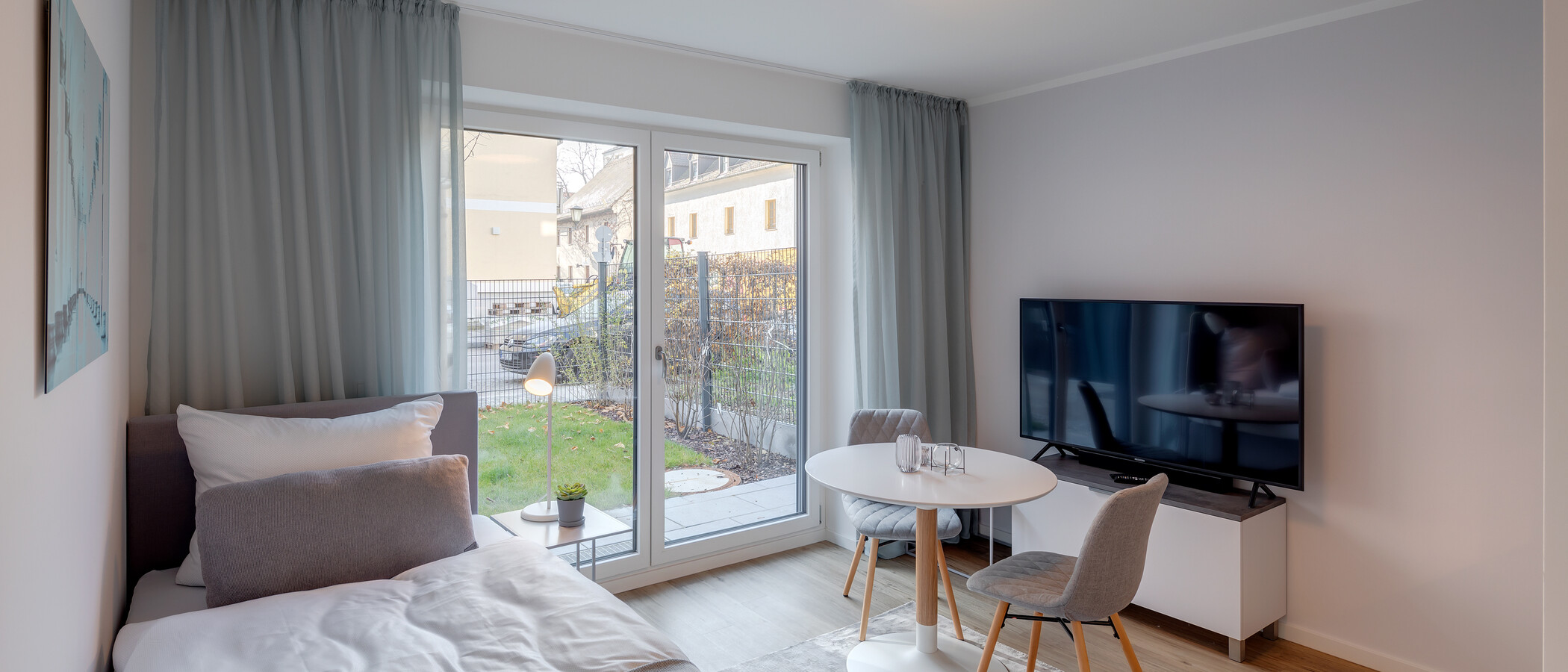 abitazione München Milbertshofen 02 zona living 11961