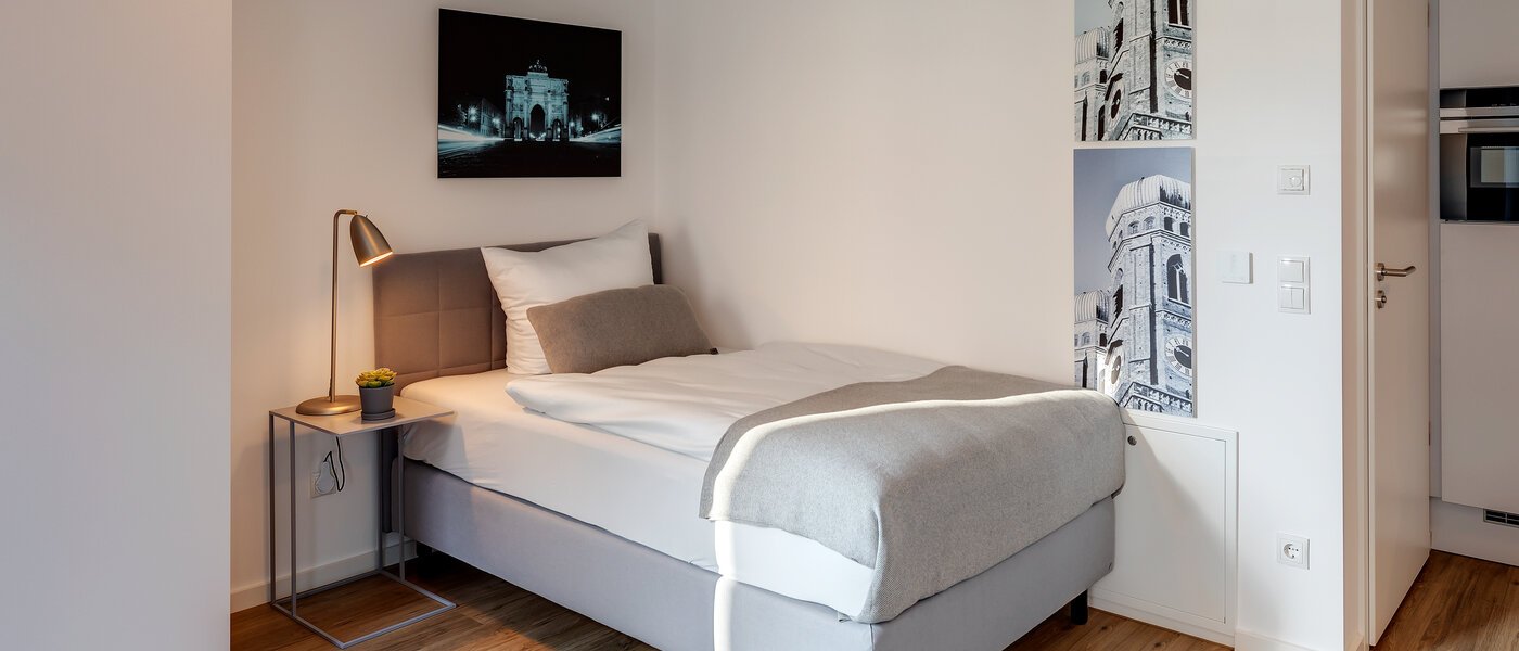 abitazione München Milbertshofen 01 zona notte 11965