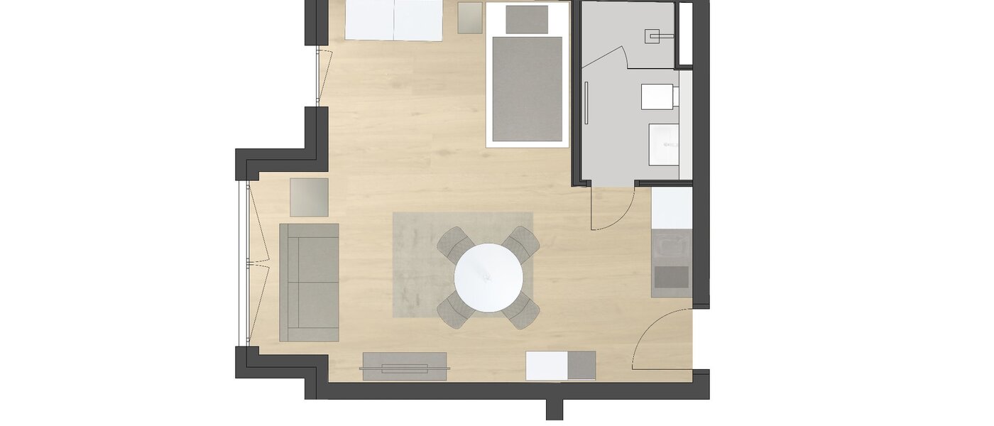 abitazione München Milbertshofen 01 planimetria 11965
