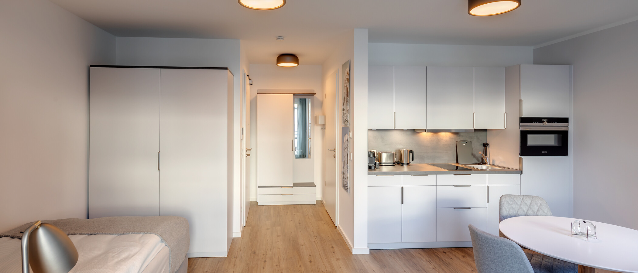 abitazione München Milbertshofen 02 zona living 11966