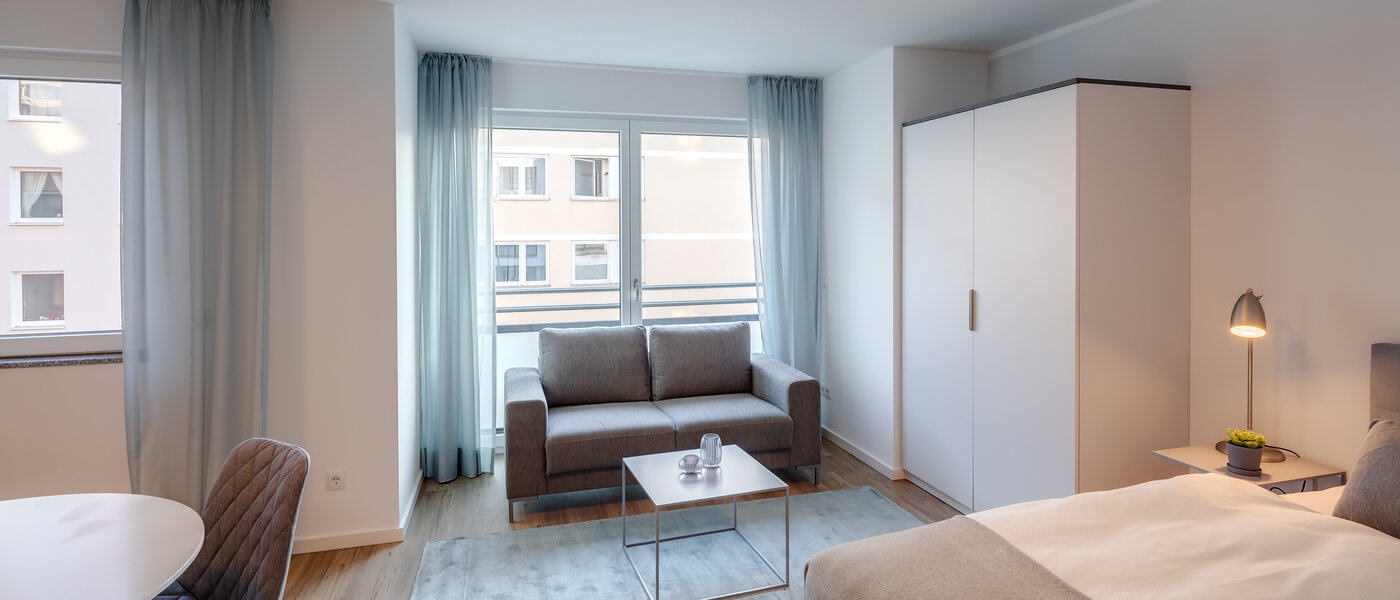 abitazione München Milbertshofen 02 zona living 11972