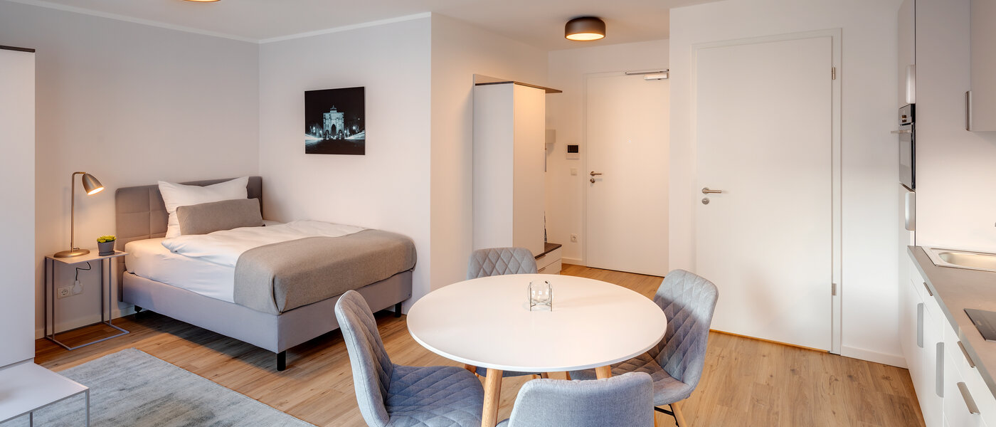 abitazione München Milbertshofen 03 zona living 11972