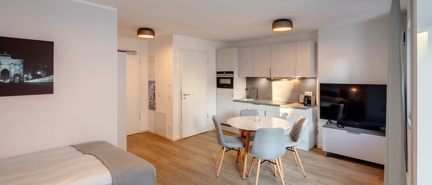 abitazione München Milbertshofen 04 zona living 11972