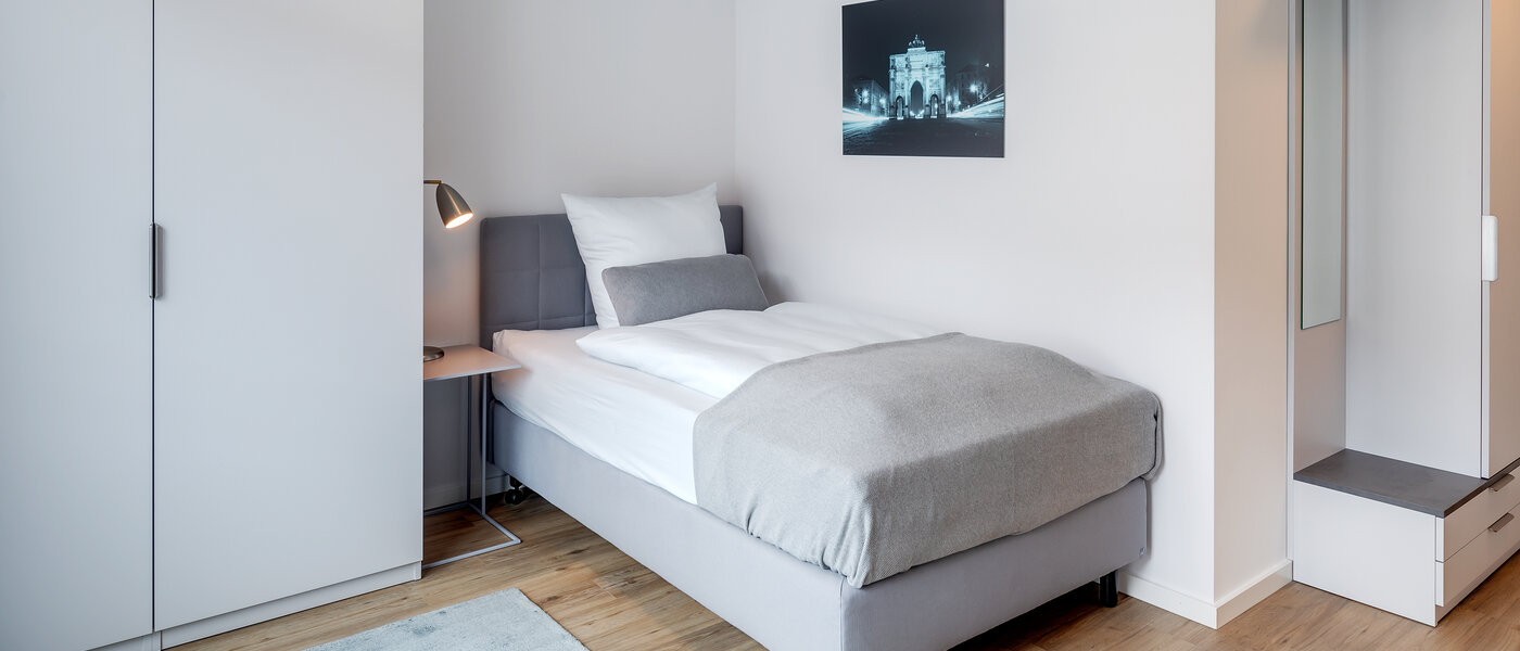 abitazione München Milbertshofen 01 zona notte 11976