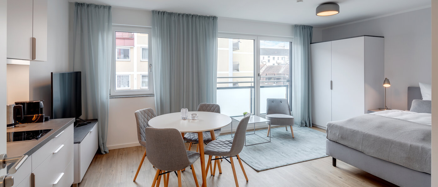 abitazione München Milbertshofen 01 zona living 11976