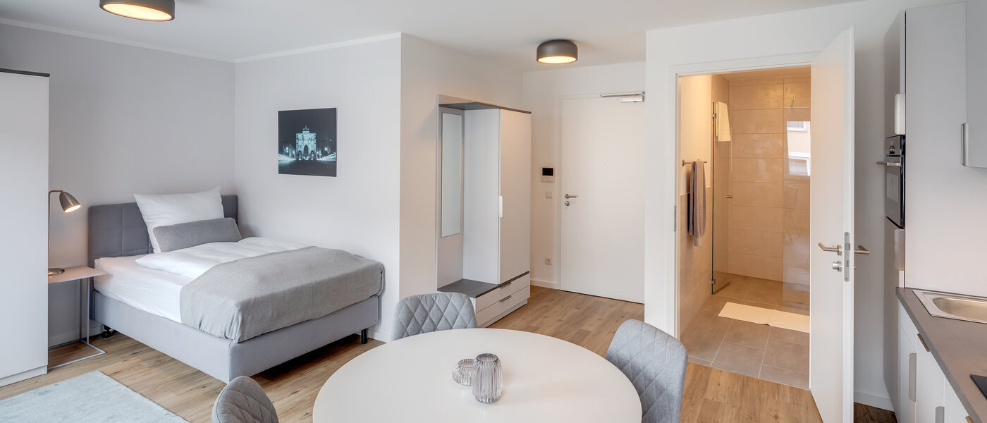 abitazione München Milbertshofen 02 zona living 11976