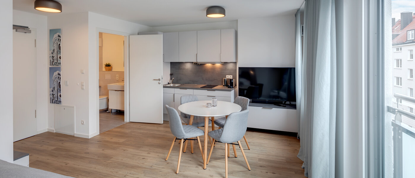 abitazione München Milbertshofen 03 zona living 11976