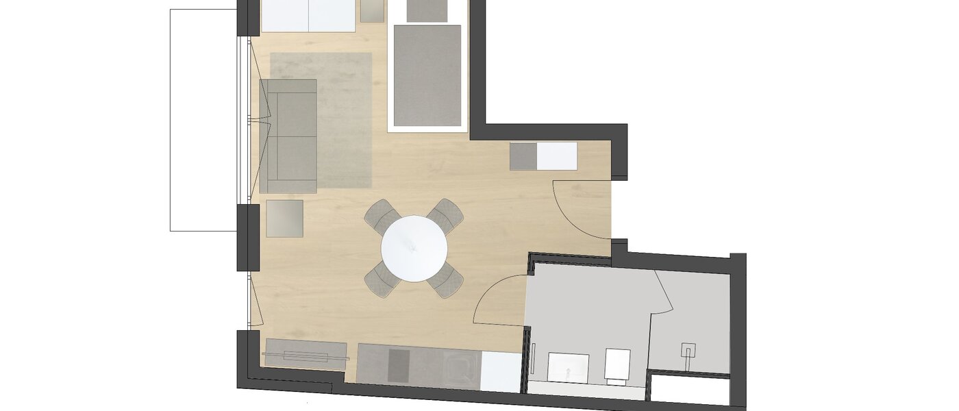 abitazione München Milbertshofen 01 planimetria 11976