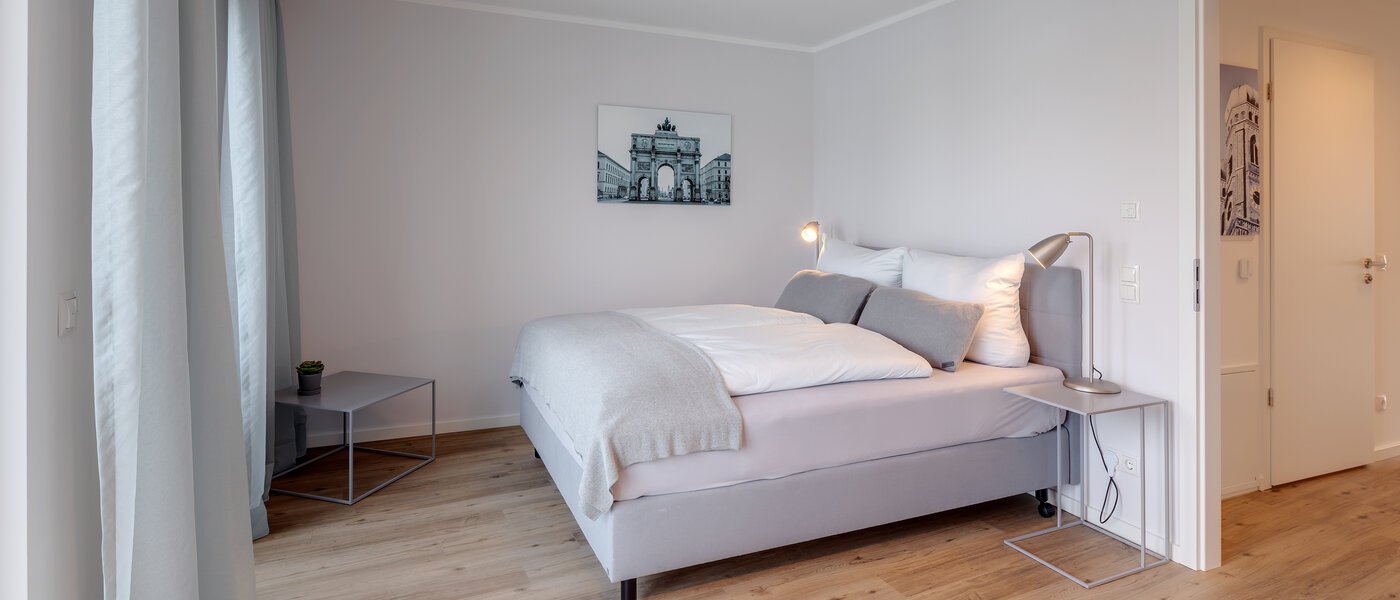 appartamento München Milbertshofen 01 camera da letto 11977