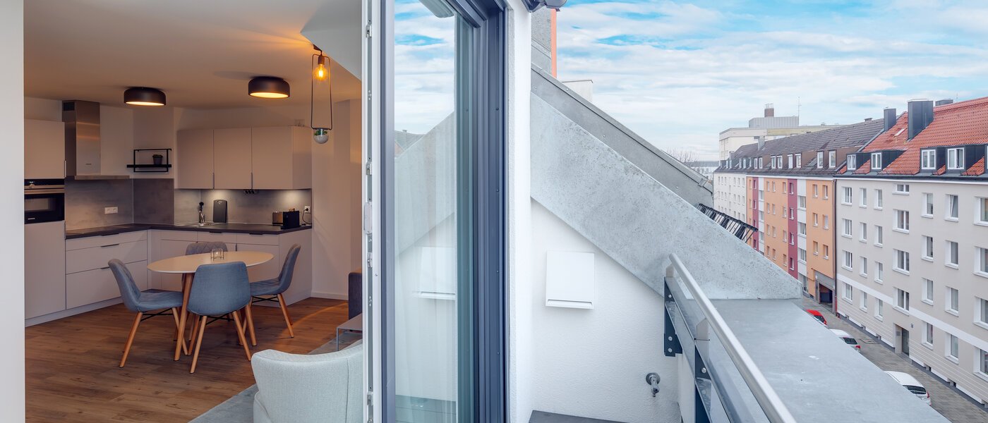 appartamento München Milbertshofen 01 terrazza sul tetto 11977