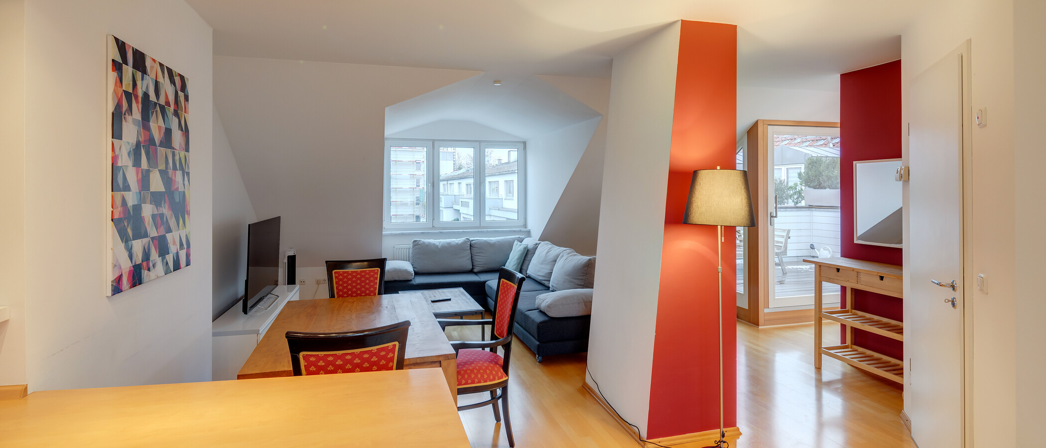 appartamento München Milbertshofen 01 zona living 11984