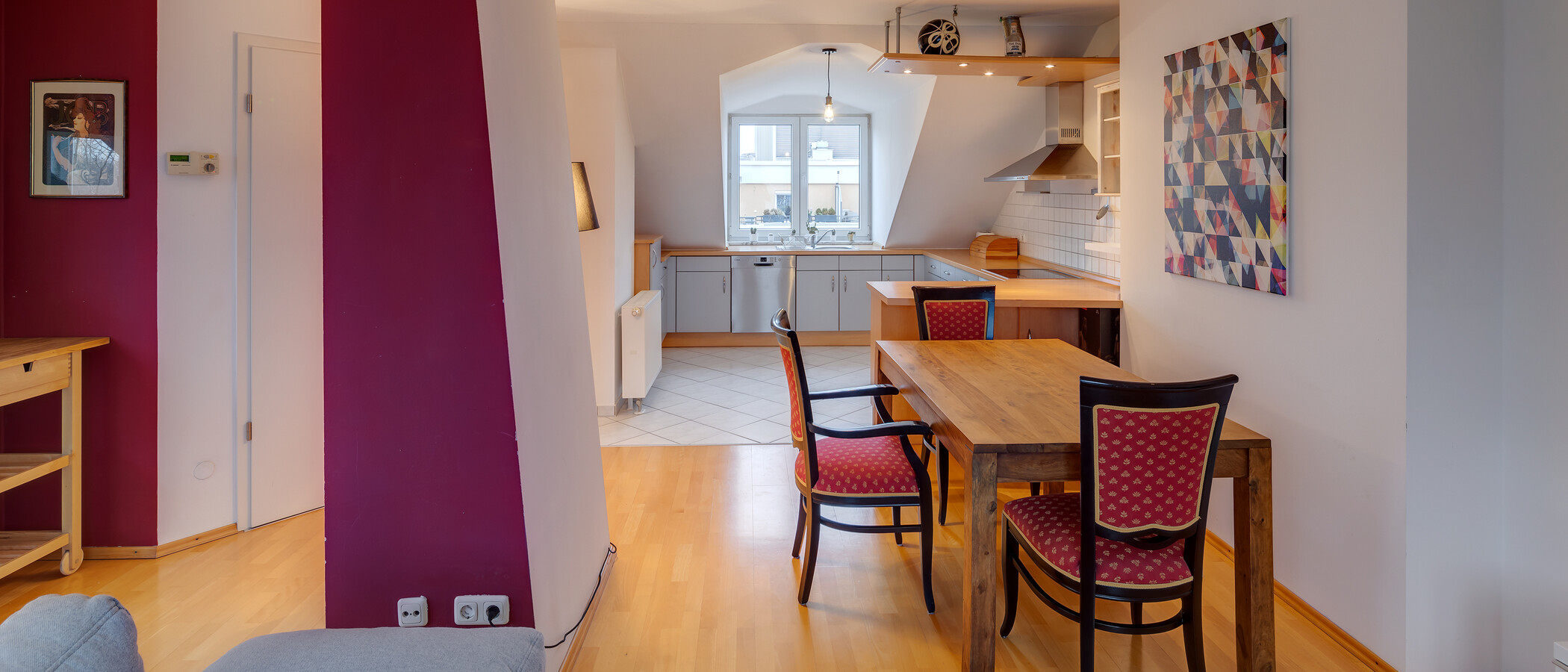 appartamento München Milbertshofen 04 zona living 11984