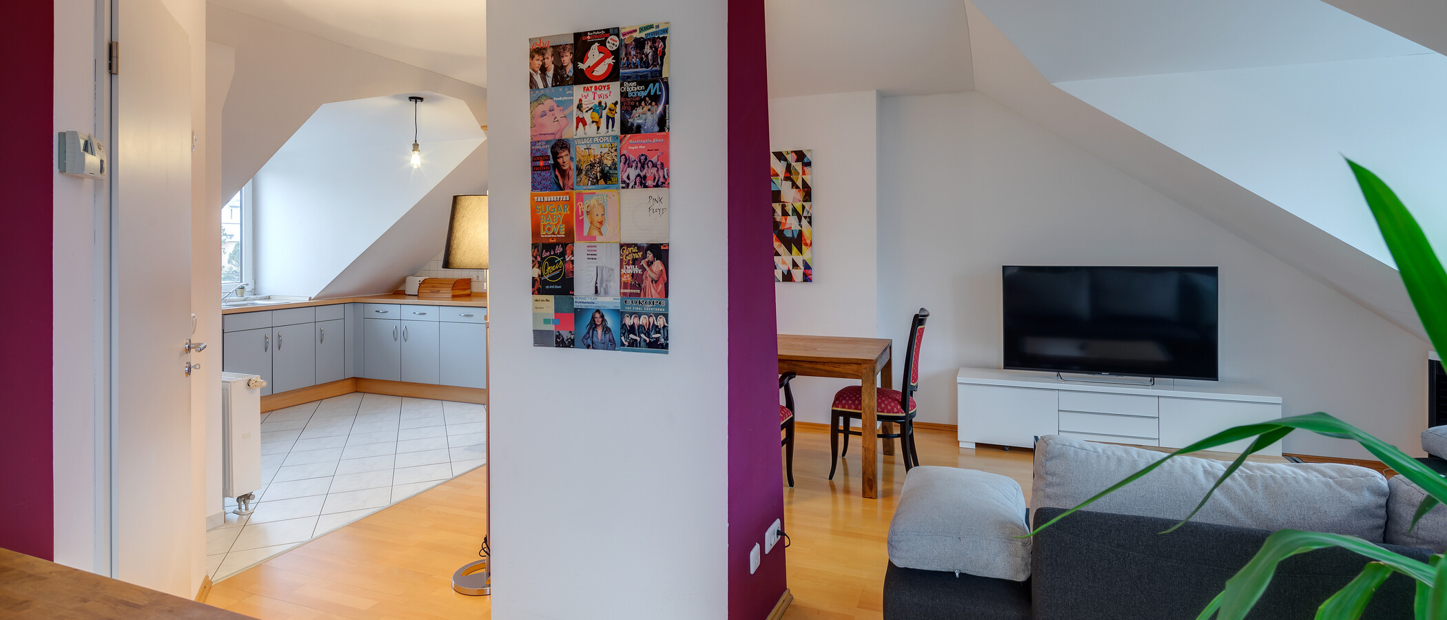 appartamento München Milbertshofen 05 zona living 11984