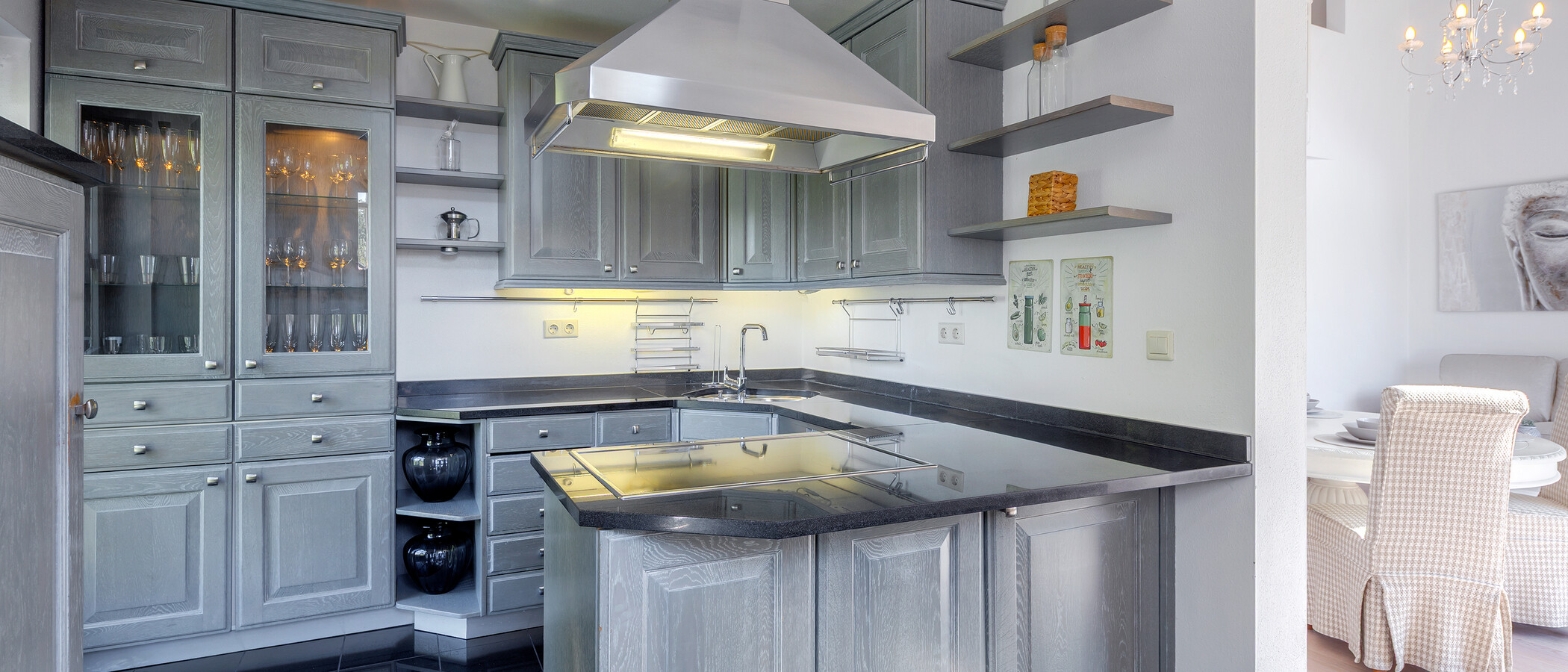 appartamento con galleria Pullach im Isartal 02 cucina 12007