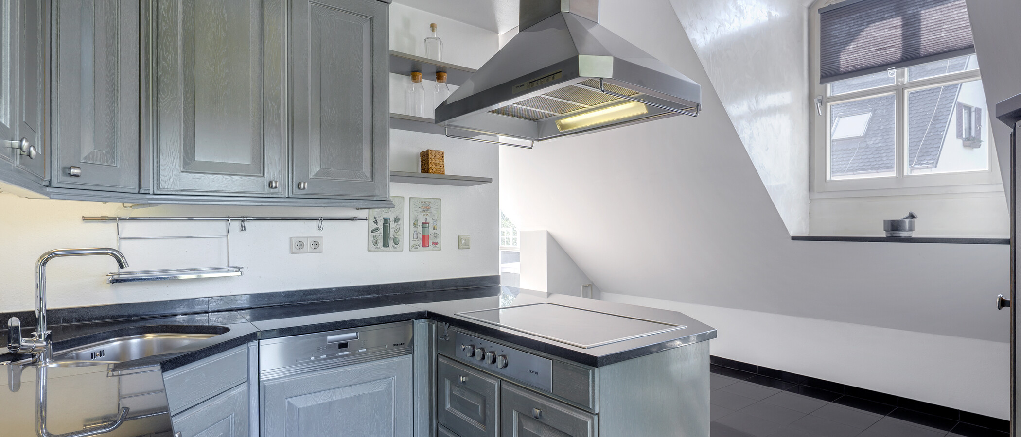 appartamento con galleria Pullach im Isartal 03 cucina 12007