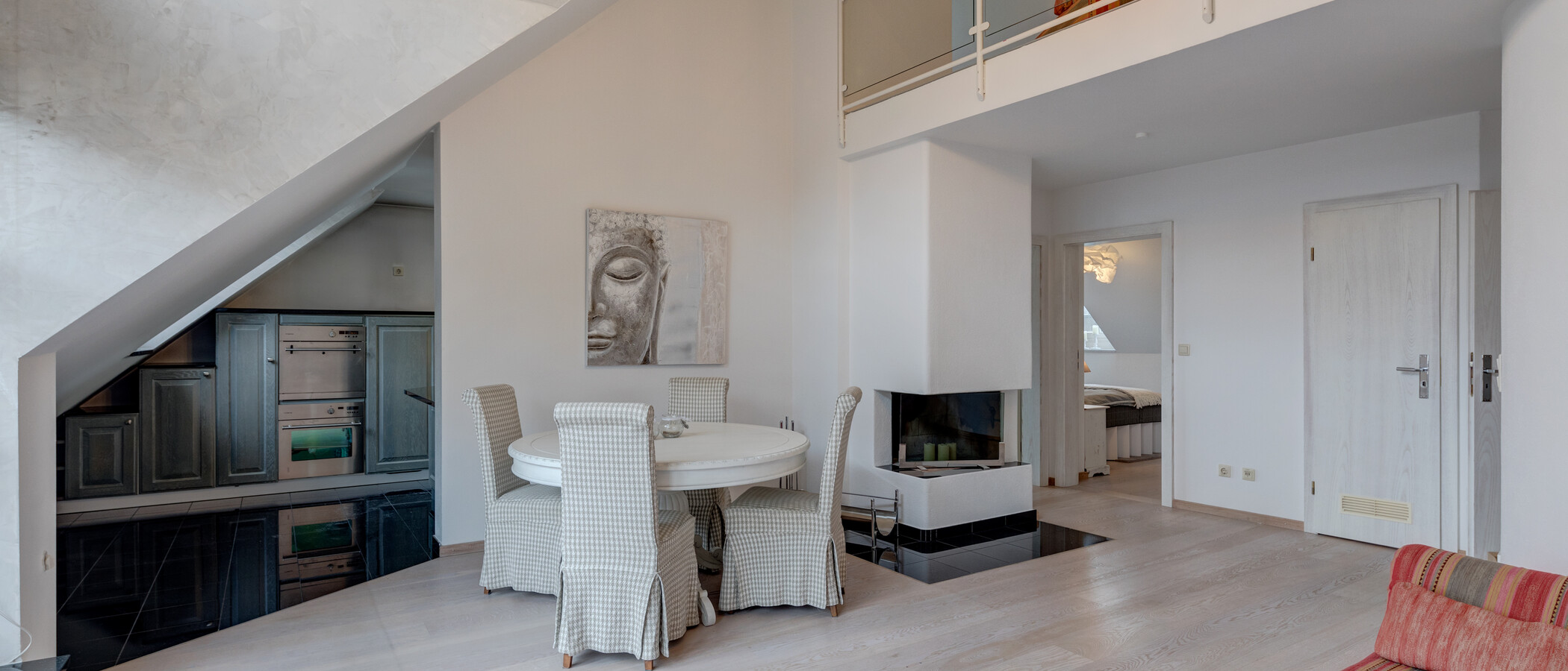 appartamento con galleria Pullach im Isartal 01 zona living 12007