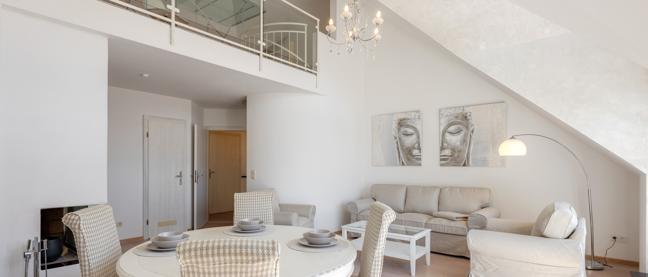 appartamento con galleria Pullach im Isartal 02 zona living 12007