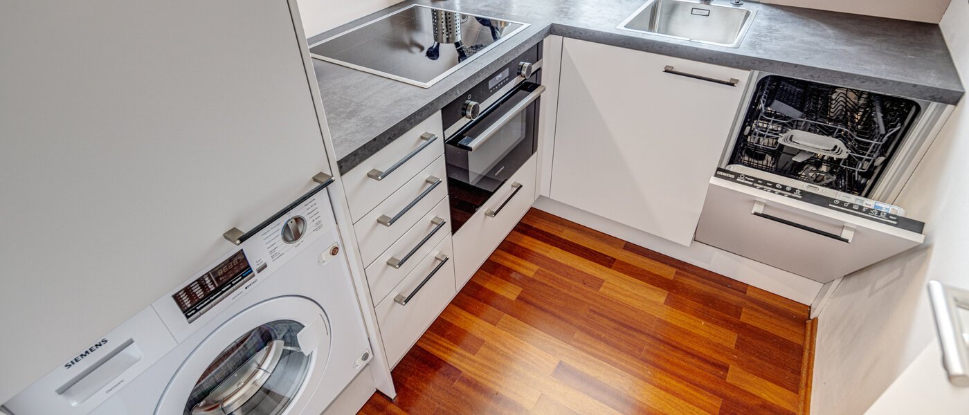 attico München Oberföhring 02 cucina 1206